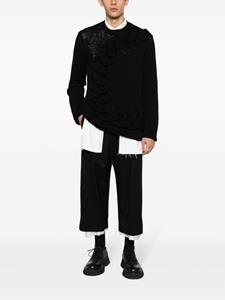 commedesgarçonshommeplus Comme des Garçons Homme Plus Kabelgebreide trui - Zwart