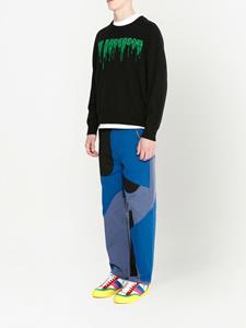 jwanderson JW Anderson Trui met intarsia logo - Zwart