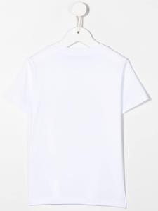 balmainkids Balmain Kids T-shirt met logopatch - Wit