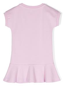 philipppleinjunior Philipp Plein Junior Jurk met logoprint - Roze