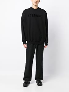 fearofgod Fear Of God Sweater met tekst - Zwart