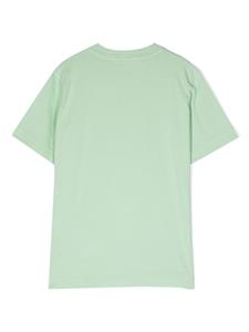 stoneislandjunior Stone Island Junior T-shirt met patch - Groen