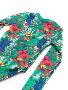 amirslama Amir Slama Badpak met bloemenprint - Groen