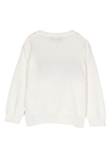 moschinokids Moschino Kids Intarsia trui - Beige