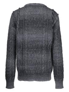 robertocavalli Roberto Cavalli Trui met logoprint - Grijs