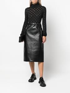 Black Comme Des Garçons High waist rok - Zwart