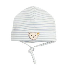 Steiff Cap GOTS celestail blauw