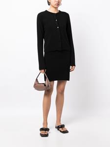 cashmereinlove Cashmere In Love Fijngebreid vest - Zwart