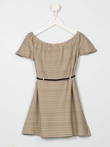 amirslama Amir Slama T-shirtjurk met print - Beige