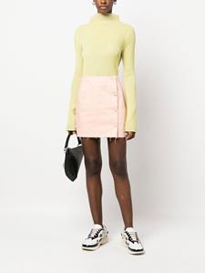rafsimons Raf Simons Mini-rok met franje afwerking - Roze