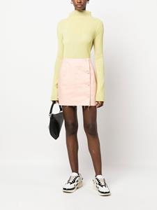 Raf Simons Mini-rok met franje afwerking - Roze