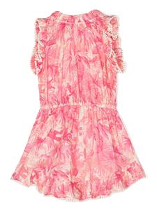 ZIMMERMANN Kids Jurk met bloemenprint - Roze