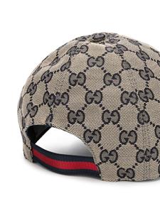 guccikids Gucci Kids Canvas honkbalpet - Beige