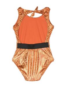 Andorine Badpak met metallic-effect - Oranje