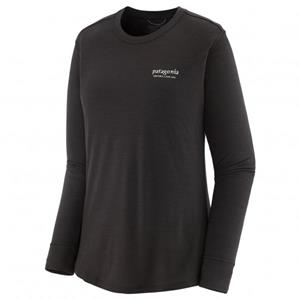 Patagonia  Women's L/S Cap Cool Merino Graphic Shirt - Merinoshirt, zwart