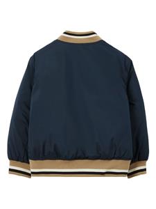 burberrykids Burberry Kids Bomberjack met print - Blauw