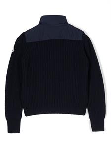 monclerenfant Moncler Enfant Donsjack met vlakken - Blauw