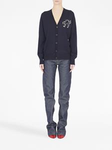 maisonmargiela Maison Margiela Intarsia vest - Blauw