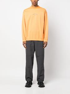 stoneisland Stone Island Sweater met logoprint - Oranje