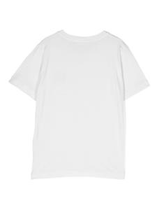 stoneislandjunior Stone Island Junior T-shirt met Compass-logopatch - Wit
