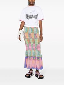 ERL Maxi-rok met print - Roze