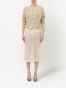 maisonmargiela Maison Margiela Geweven vest met ronde hals - Beige