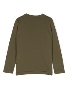 stoneislandjunior Stone Island Junior T-shirt met patch - Groen