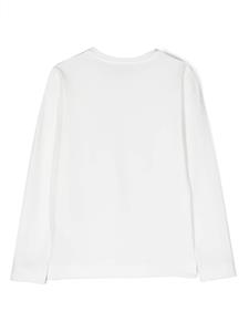 Monnalisa Sweater met ronde hals - Wit