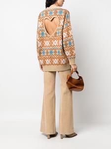 DSQUARED2 Vest met geometrische print - Beige