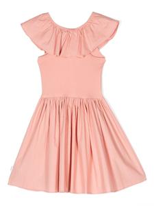 Molo Off-shoulder jurk - Roze