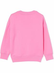 burberrykids Burberry Kids Sweater met logoprint - Roze