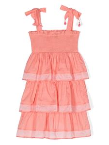 zimmermannkids ZIMMERMANN Kids Gelaagde maxi-jurk - Roze