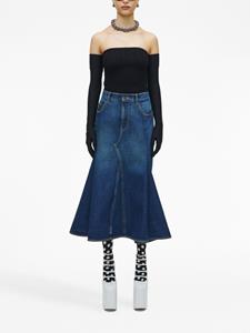 marcjacobs Marc Jacobs Denim midi-rok - Blauw