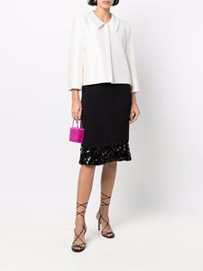 chanelpre-owned CHANEL Pre-Owned 2002 straight rok - Zwart