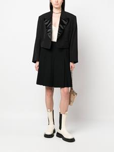 chanelpre-owned CHANEL Pre-Owned 1990's geplooide rok - Zwart
