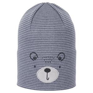 Sterntaler Slouch muts Bear blauw gemêleerd