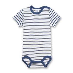 Sanetta Lichaam 1/2 arm inkt blauw gestreept
