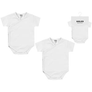 JACKY Wikkel body met korte mouwen 2-pack wit