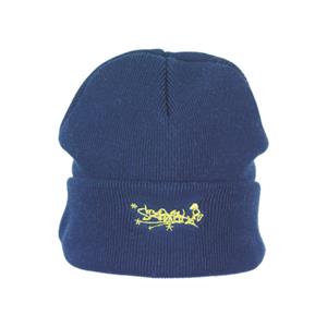 Sterntaler Gebreide muts skater look marine