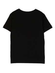 balmainkids Balmain Kids T-shirt met logoprint - Zwart