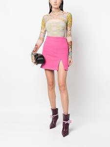 MSGM Mini-rok met zijsplit - Roze