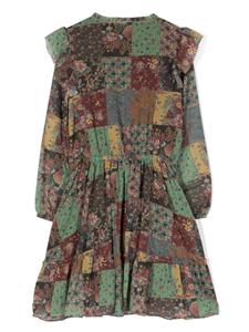 poloralphlaurenkids POLO RALPH LAUREN KIDS Jurk met patchworkprint - Groen