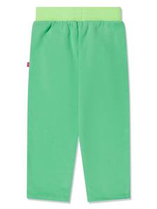 Billieblush graphic-print cotton track pants - Groen