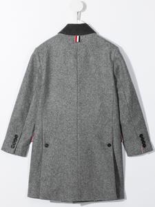 Thom Browne Kids Wollen jas - Grijs