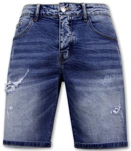 Enos Stretch korte broek denim short
