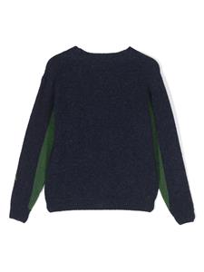 Intarsia vest - Blauw