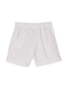 ilgufo Il Gufo Gestreepte shorts - Beige