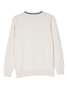 balmainkids Balmain Kids Vest met streepdetail - Beige