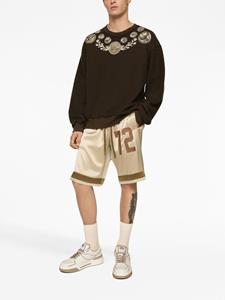 Dolce & Gabbana Sweater met print - Bruin