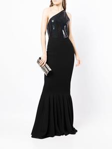 zuhairmurad Zuhair Murad Jersey maxi-rok - Zwart